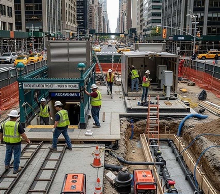Flood Mitigation Study for Six Lower Manhattan Transit Stations